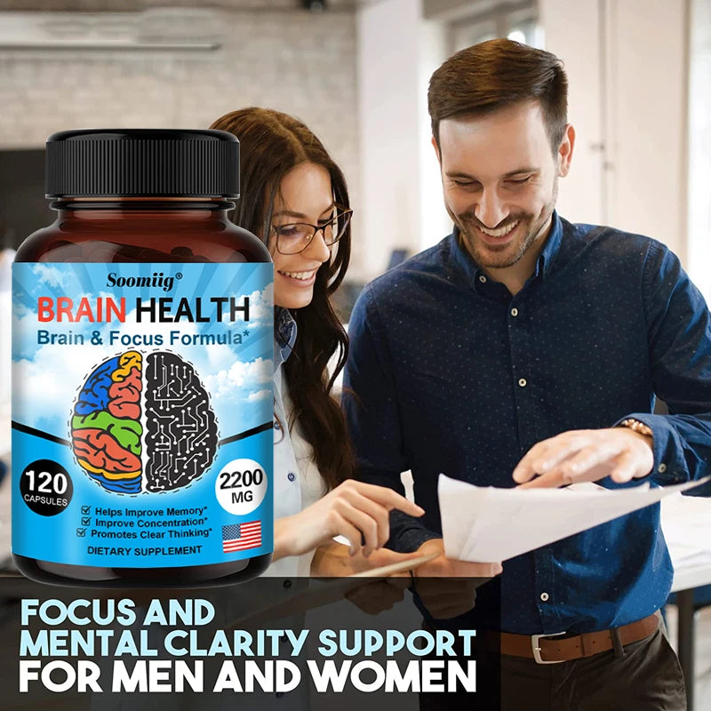 Ginkgo Biloba Supplement - Memory and Learning, Promotes Brain Health, Improves Clarity, Improves Concentration Supplement