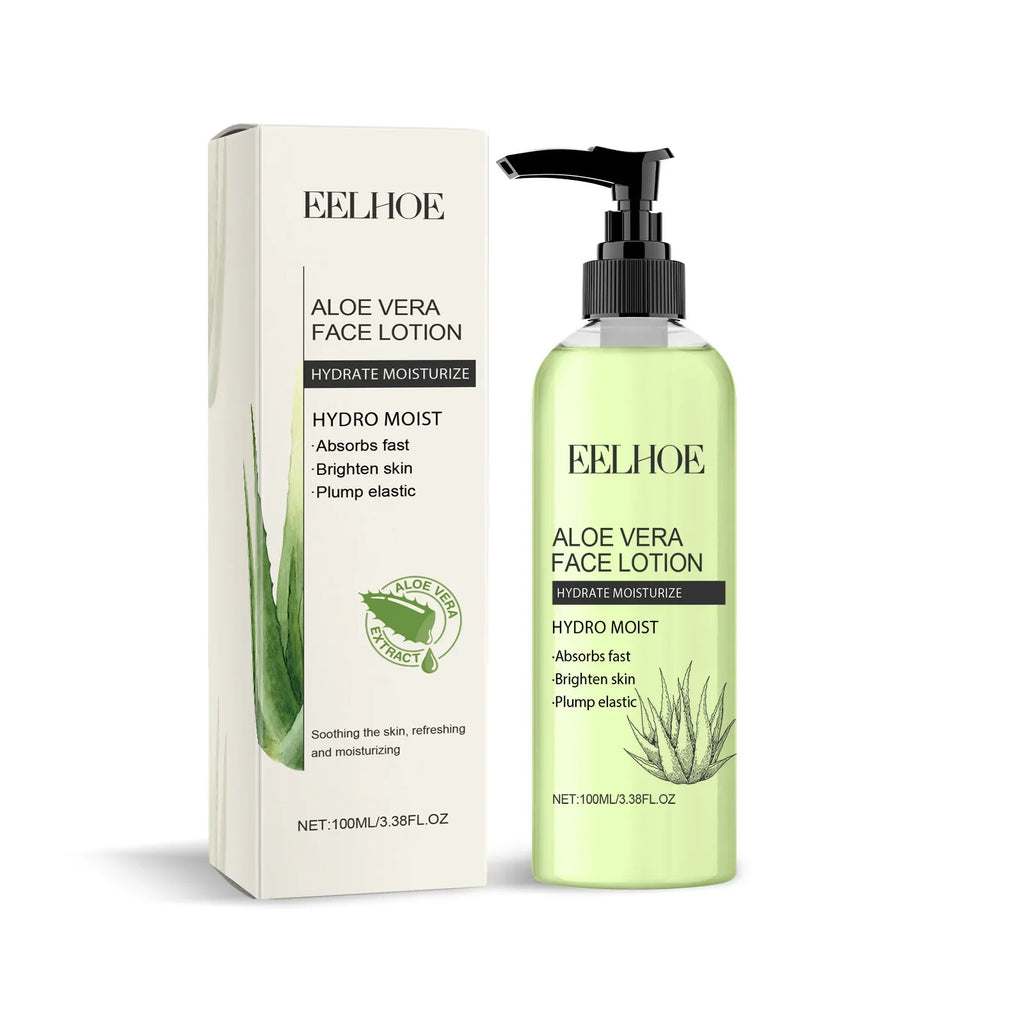 Eelhoe Aloe Vera Skin Care Series Fade Fine Lines Light Weight Improving Elasticity Nourishing Hydrating Facial Moisturizing Set