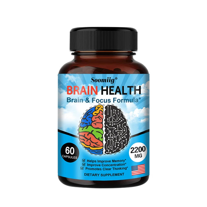Ginkgo Biloba Supplement - Memory and Learning, Promotes Brain Health, Improves Clarity, Improves Concentration Supplement