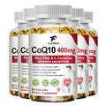 Premium Coenzyme Q10 Supplement, with Omega-3s & Vitamin E, Promotes Heart Health, Cellular Energy, Antioxidant & Healthy Aging