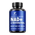 Daily NAD+ Resveratrol Dietary Supplement, with TMG & Vitamin, Support Skin, Heart Health, Immune, Sleep System for Men & Wmen