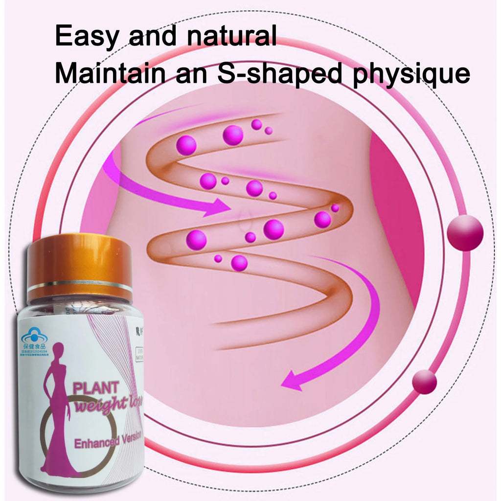 Detox Slim, Metabolism Booster, Burn Fat, 100% Herbal, Vegan & NO SIDE EFFECT Natural Cassia Seed & lotus leaf Pills