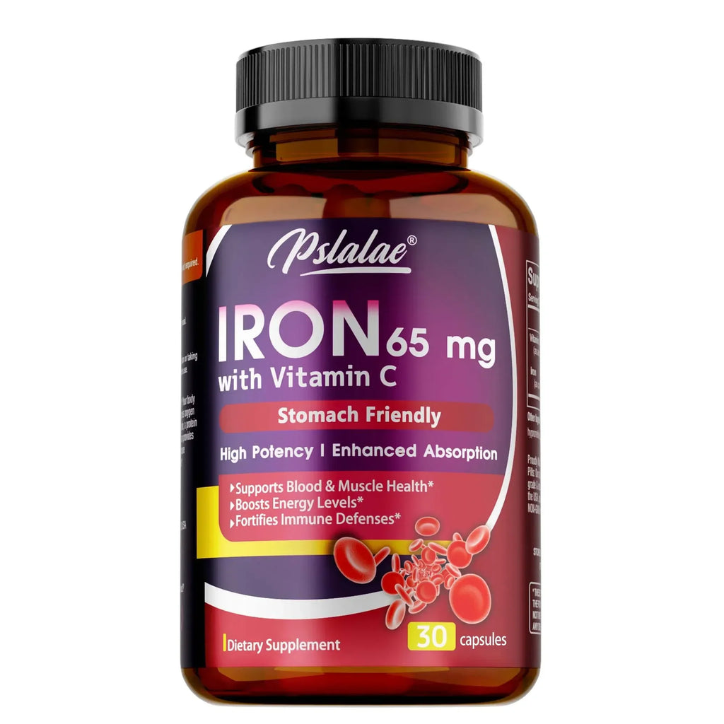 Iron Supplement - Reduce Anemia, Fight Fatigue, Promotes Red Blood Cells, Supports Brain and Heart Health, Improve Energy Levels
