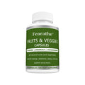 Whole Food Vitamin Mineral Supplement, Fruit Vegetable Extract, Support Digestion, Mental Clarity, Immunity & Full Body Health
