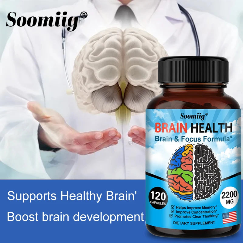 Ginkgo Biloba Supplement - Memory and Learning, Promotes Brain Health, Improves Clarity, Improves Concentration Supplement