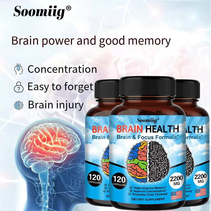 Ginkgo Biloba Supplement - Memory and Learning, Promotes Brain Health, Improves Clarity, Improves Concentration Supplement