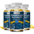 Magnesium Glycinate Capsules 500mg with Zinc,Vitamin D3 B6,  Non-GMO, Nerve, Muscle, Bone Health Support Nutrition Supplement