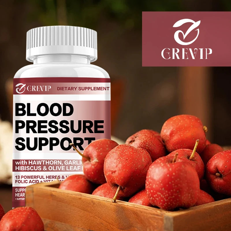 Blood Pressure Supplement - Maintaining Blood Pressure Balance, Supports Cardiovascular Health, and Promoting Blood Circulation