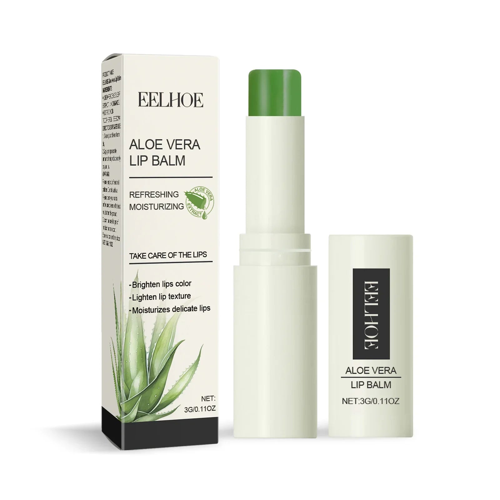 Eelhoe Aloe Vera Skin Care Series Fade Fine Lines Light Weight Improving Elasticity Nourishing Hydrating Facial Moisturizing Set